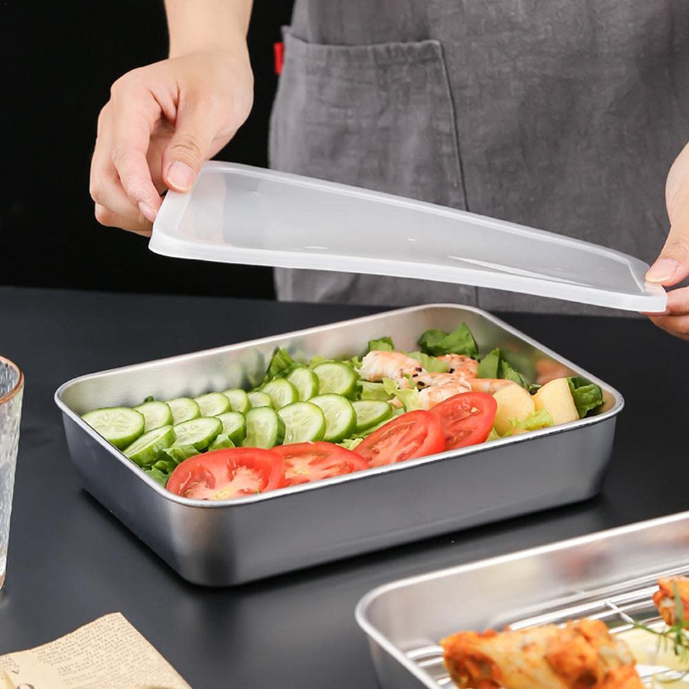 Horno Rejilla de enfriamiento de acero inoxidable Rejilla para hornear rectangular profundizada Rejilla antiadherente de acero inoxidable Rejilla para hornear galletas Bandeja para horno Placa para