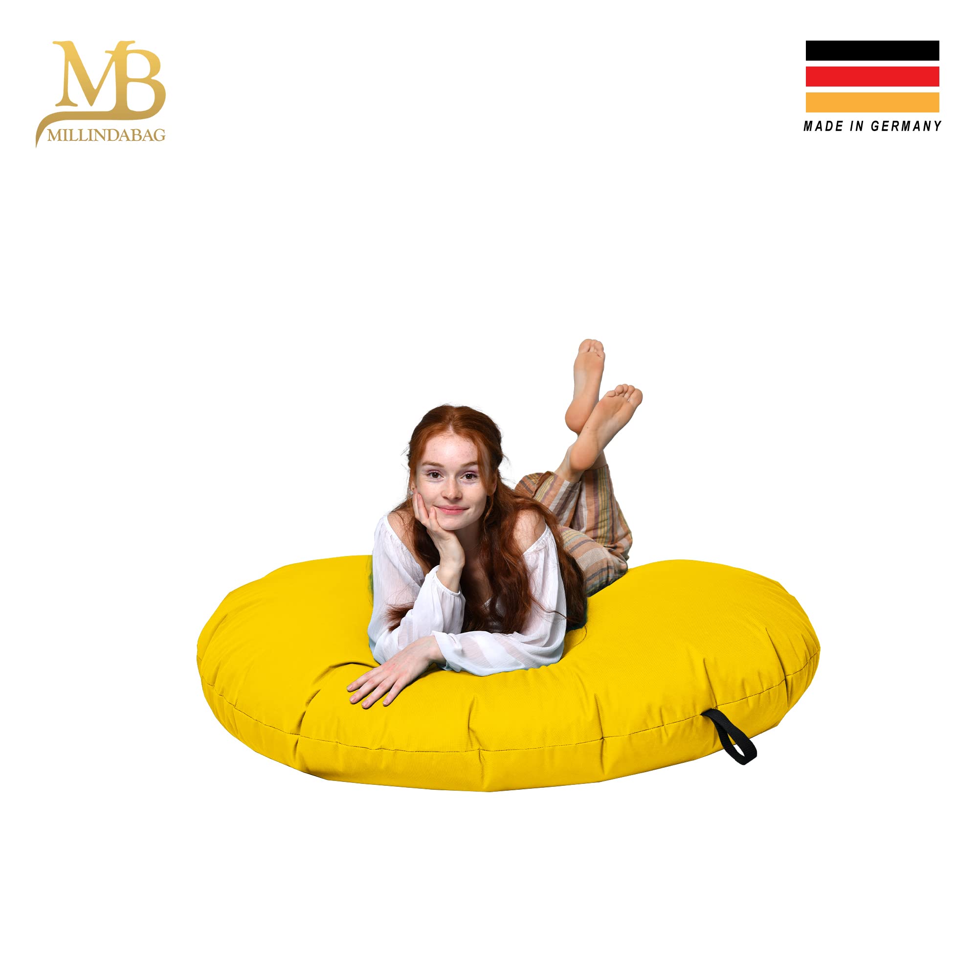 Sitzsack Beanbag Sessel für Kinder Jugendliche Erwachsene Indoor Outdoor Gaming Anthrazit 125 cm