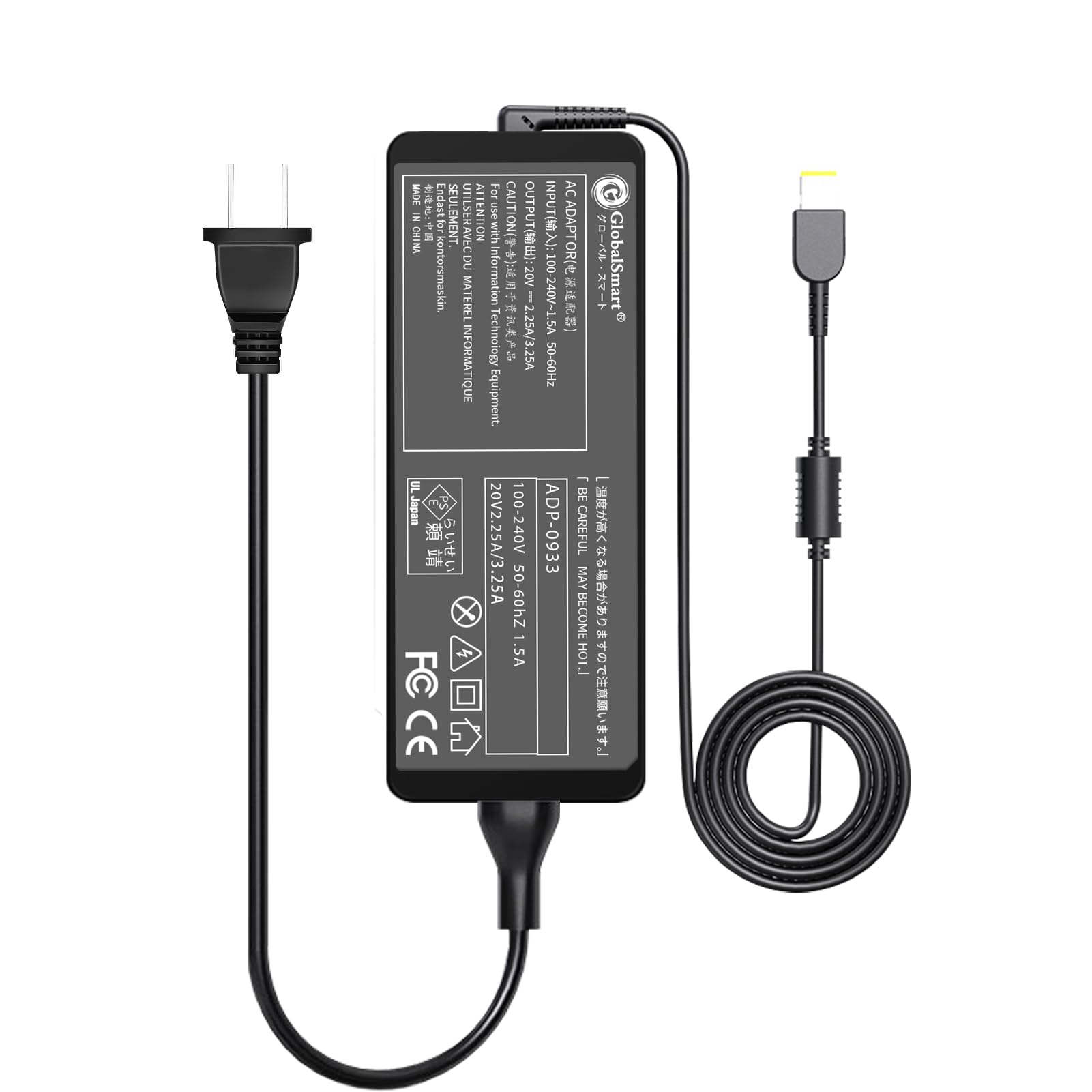 Amazon.co.jp: Lenovo対応 ノートパソコン ACアダプター 20V 3.25A 45 