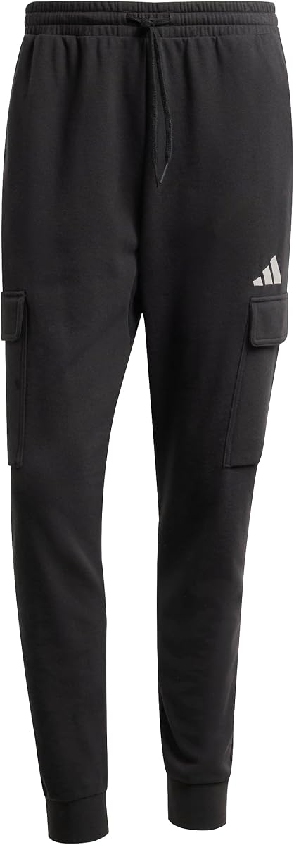 adidas Essentials Feel Cozy - Pantalones con puños de rizo francés para hombre