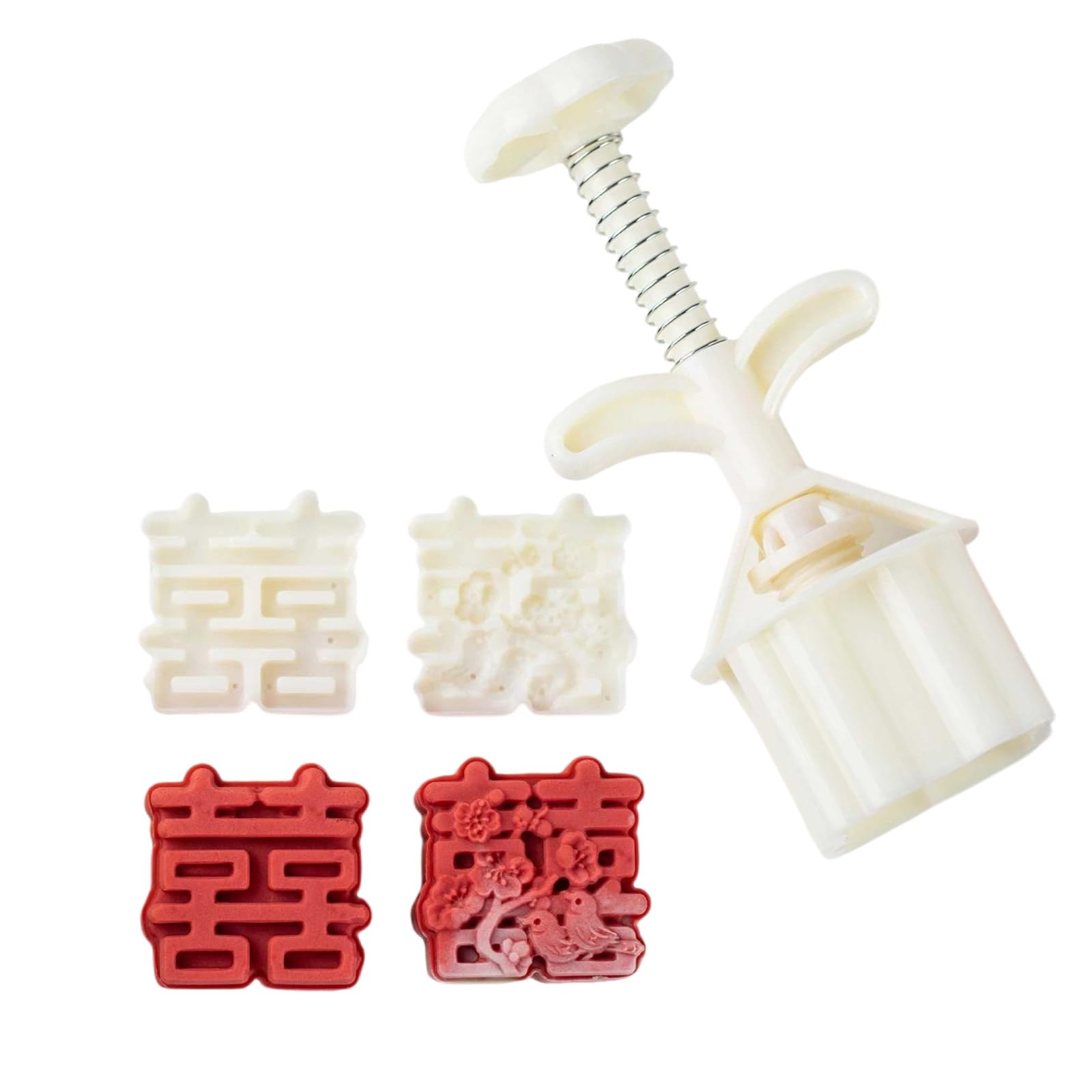 YROHGKPN Hand Pressure Dessert Molds Magpies Pattern Cookie Stamp Maker MidAutumn Festival Making Cookie Pastries Tool Maker