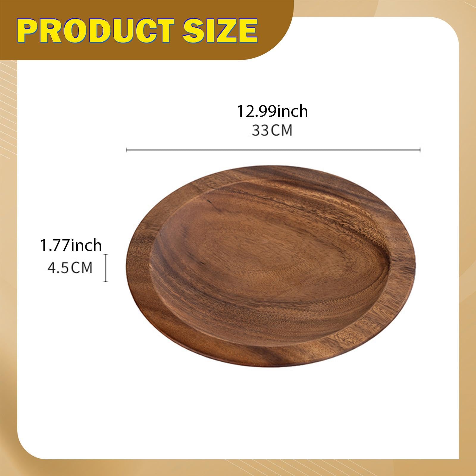 Cuenco de Madera para Ensalada, Cuenco para Servir, Suministros multifuncionales, mostrador, rústico, Comedor, Cocina, Durabilidad, decoración del, L