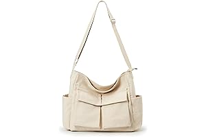 KALIDI Canvas Tik Tok Messenger Bag for Women and Men