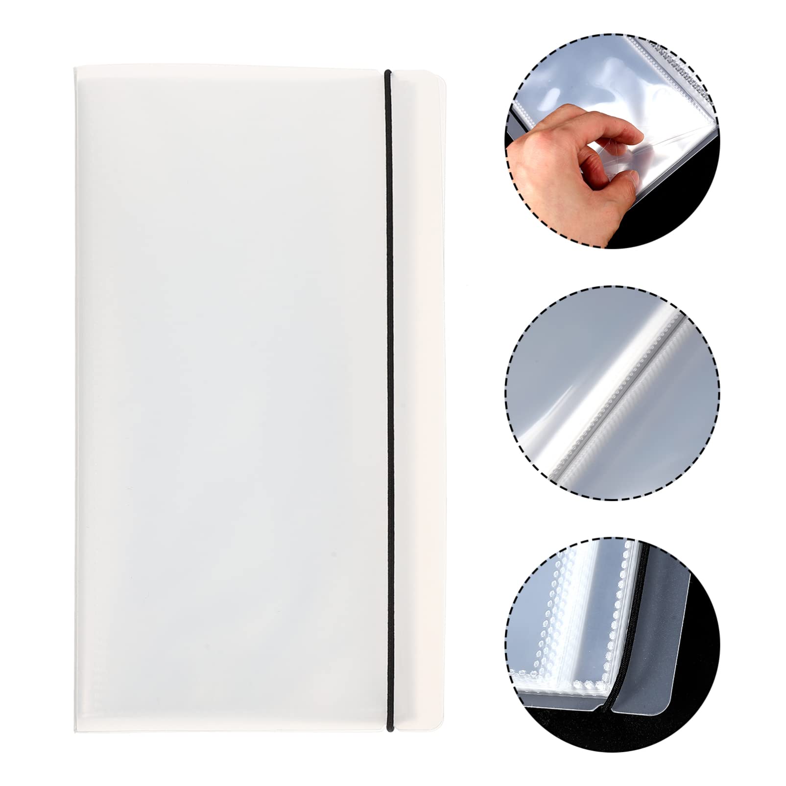 Zerodeko Ticket-Stub Diary Ticket Book Loose Leaf Ticket Organiser Ticket Memory Book Scrapbook Photo Album for Storing Air Movie Concert Tickets A - Image 3