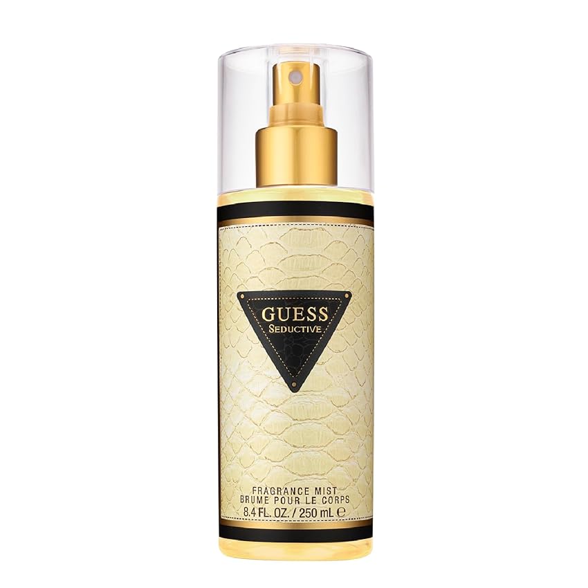 GUESS Seductive, Acqua Profumata per Donna, Fragranza Fruttata Floreale, Vaniglia, Pera, Bergamotto, Profumo Sensuale ed Elegante, 250 ml