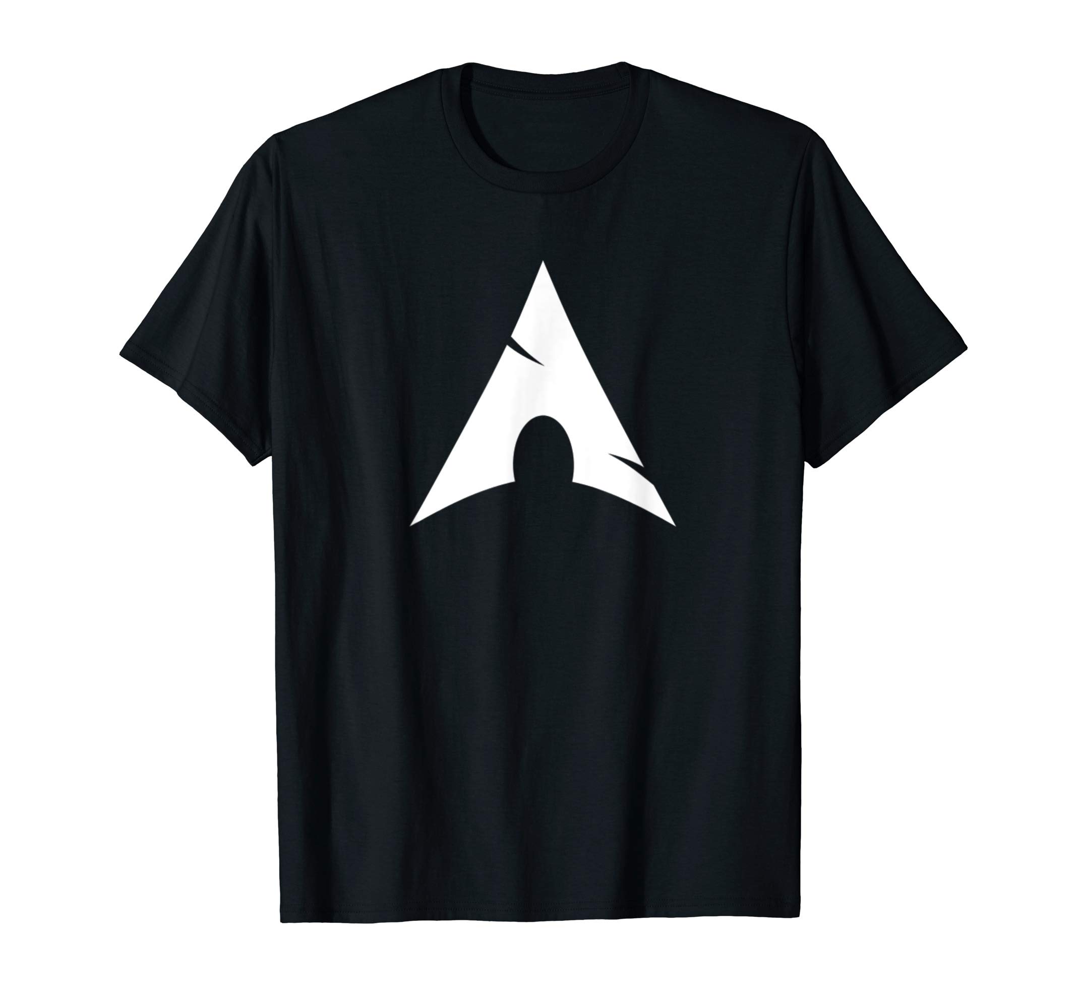 Arch Linux Collection teesArch Linux lover T-Shirt with White Logo Open Source Os tee T-ShirtOEKO-TEX STANDARD 100