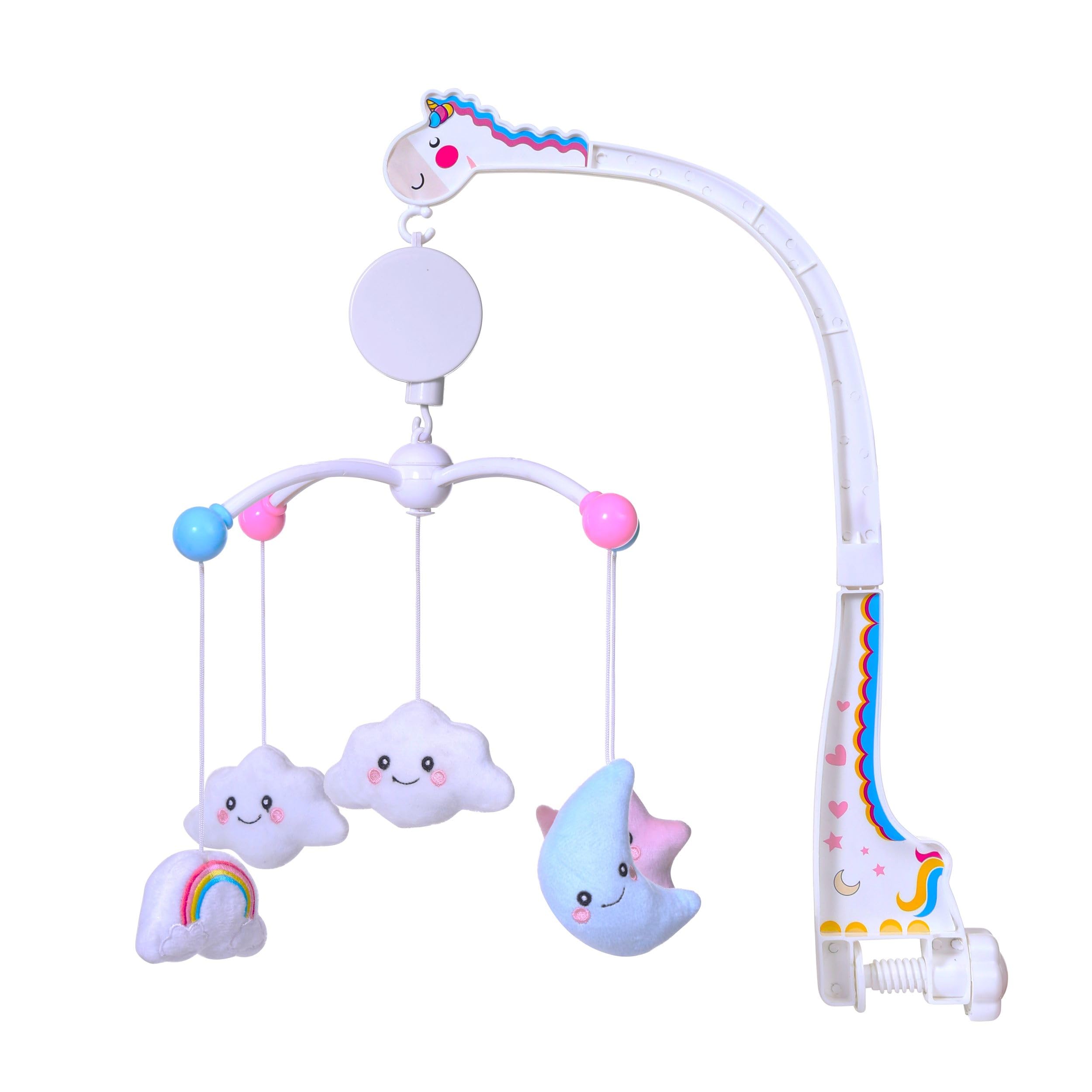 Buy BabyGo Rotating Pony & Stars Musical Rattle for Kids | Cot Mobile ...