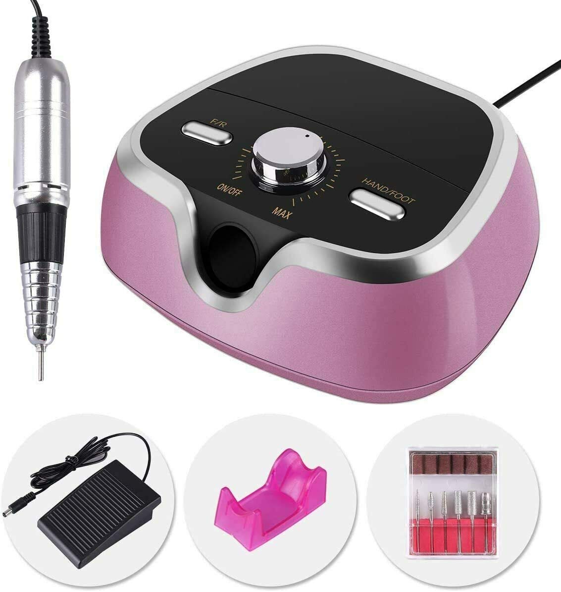 Fresa Per Unghie Professionale – Set Manicure Pedicure Elettrica 20000 RPM