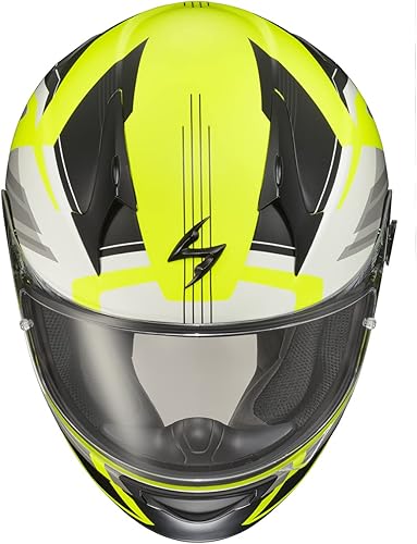 Miniatura 4 de ScorpionEXO R320 Casco de Motocicleta de Cara Completa con Carcasa de Policarbonato con Escudo Listo para Pinlock y Bolsillos para Altavoces Listos