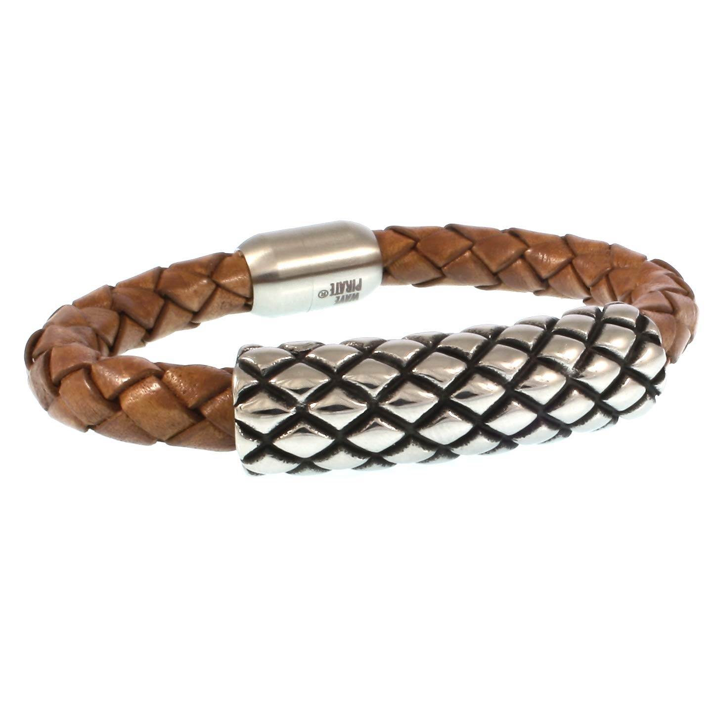 Leder-Armband MAX Cognac Surfer Herren