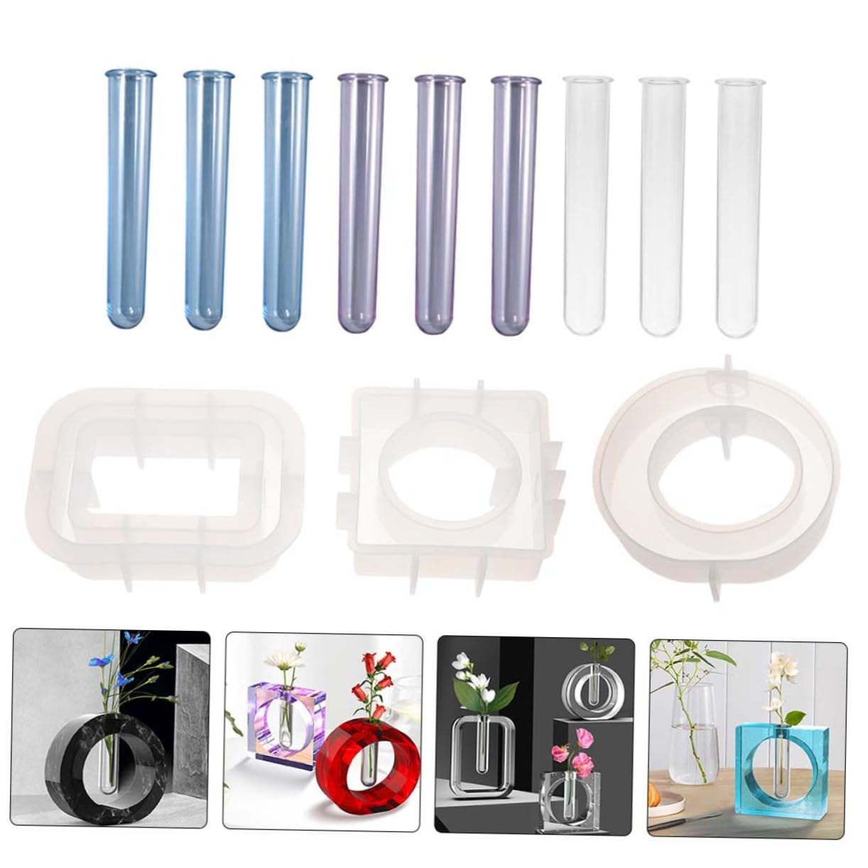Stampo in Silicone per Vaso Fai da Te, per Fiori