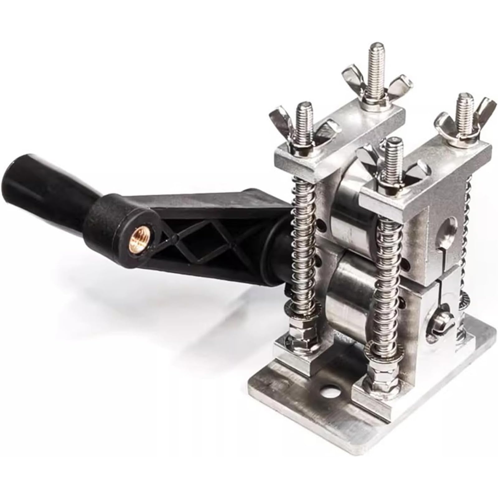 YZHYYDS Manual Jewelry Rolling Mill, Adjustable Thickness Hand Crank Press