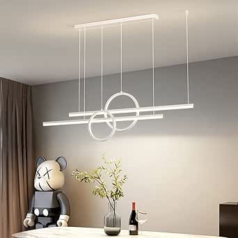 Bellastein Moderne LED eettafel hanglamp nieuw design ster Clear Sky hanglamp in hoogte verstelbaar afstandsbediening hanglamp (Goud