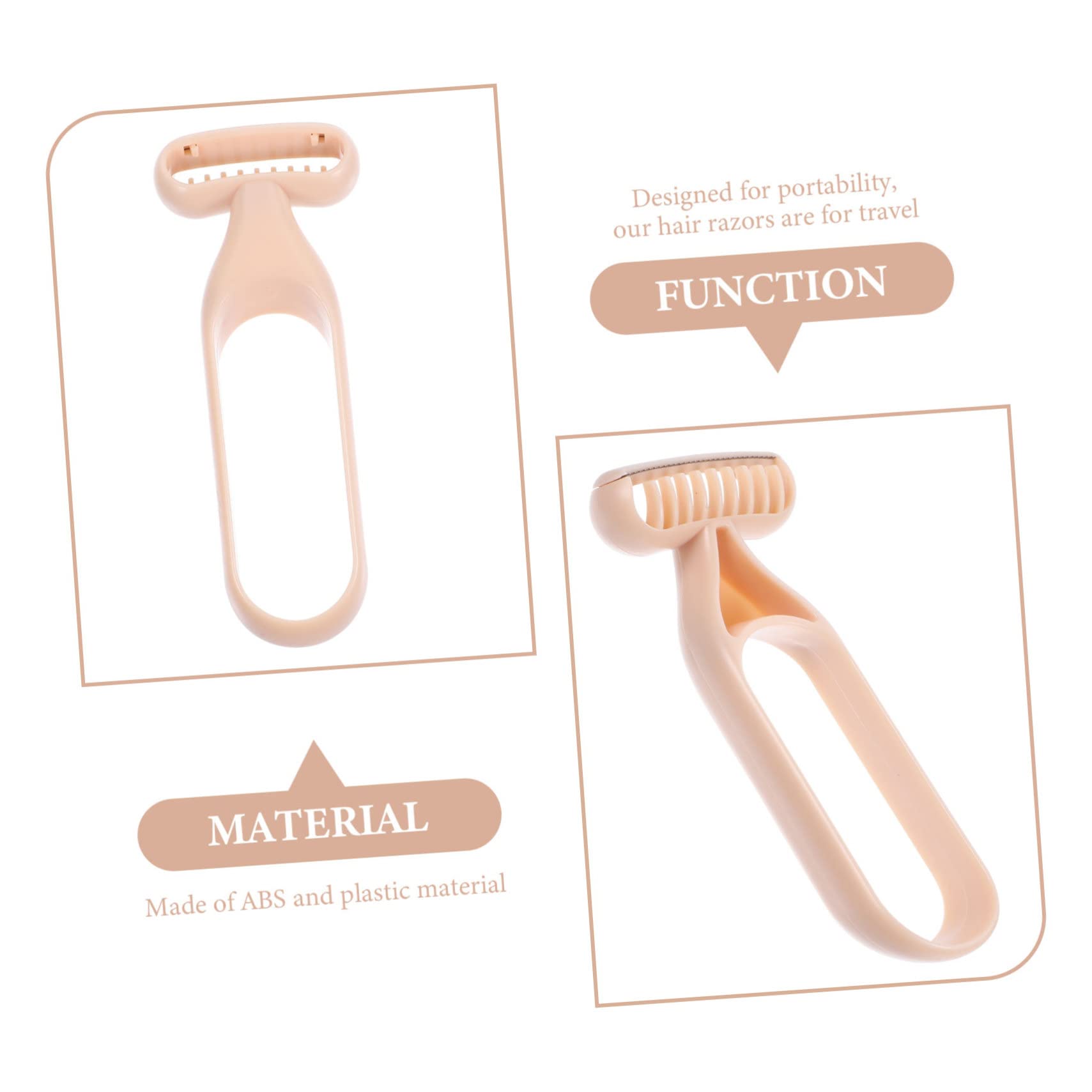 5 Piezas Recortadora de Corporal para Mujer Afeitadora Portátil de Axilas y Piernas Diseño Ergonómico para y Seguro para Uso Diario