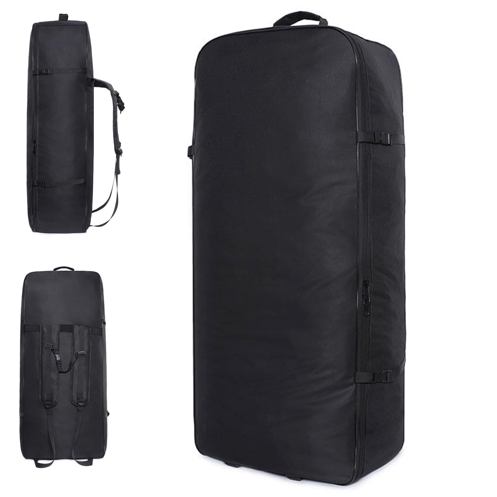 Zaino per tavola da paddle 94 x 41,9 x 24,1 cm, con cerniera, gonfiabile, con manico e cinturino con fibbia, borsa in nylon per tavola da surf, solo
