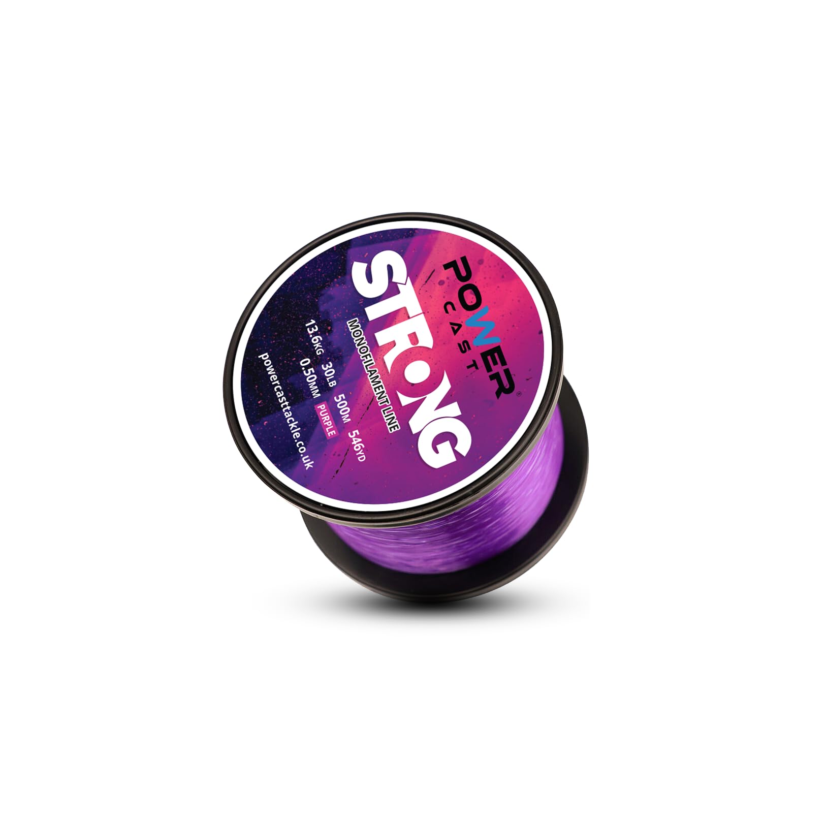 Strong Monofilament Fishing Line (Purple, 13.6kg/30lb - 500m/546yd - 0.50mm)