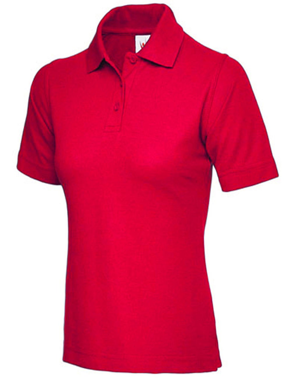 Ladies Premium Pique Polo Shirt (UK 12, Red)