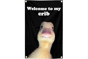 Welcome to My Crib Tapestry Flag