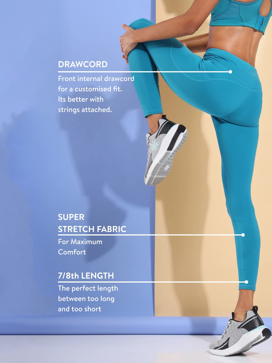 CULTSPORT AbsoluteFit Essential Solidne rajstopy, odporne na otarcia, legginsy treningowe dla kobiet, rozciągliwy w 4 kierunkach, odporne na przysiady, damskie ubrania sportowe, antypoślizgowe, odzież