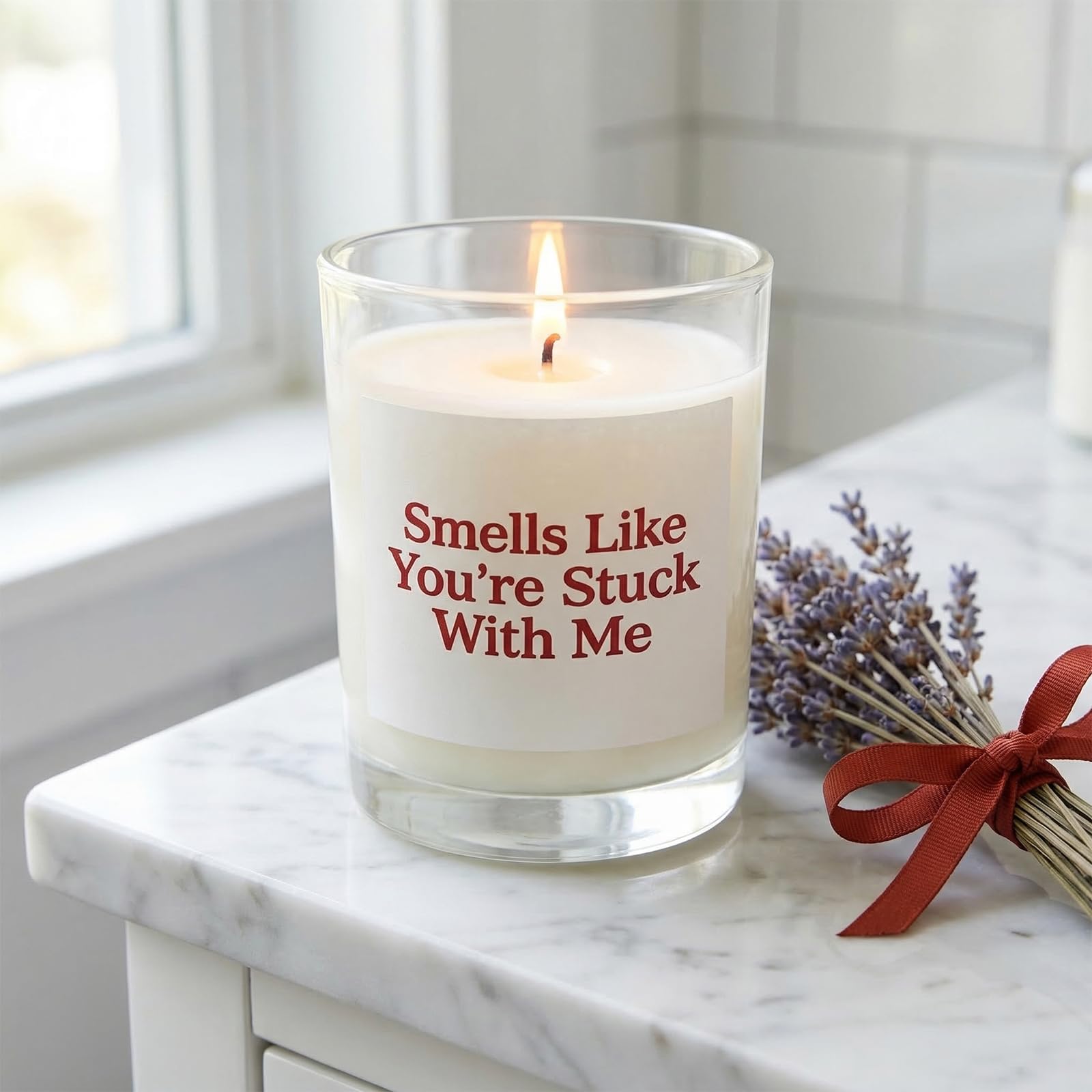 Virelle White Funny Anniversary Candle Gift For Him Her, Anniversary/Gifts For Couple Boyfriend Girlfriend, Best Friend | Bestie Birthday, Christmas, Valentines Day Present