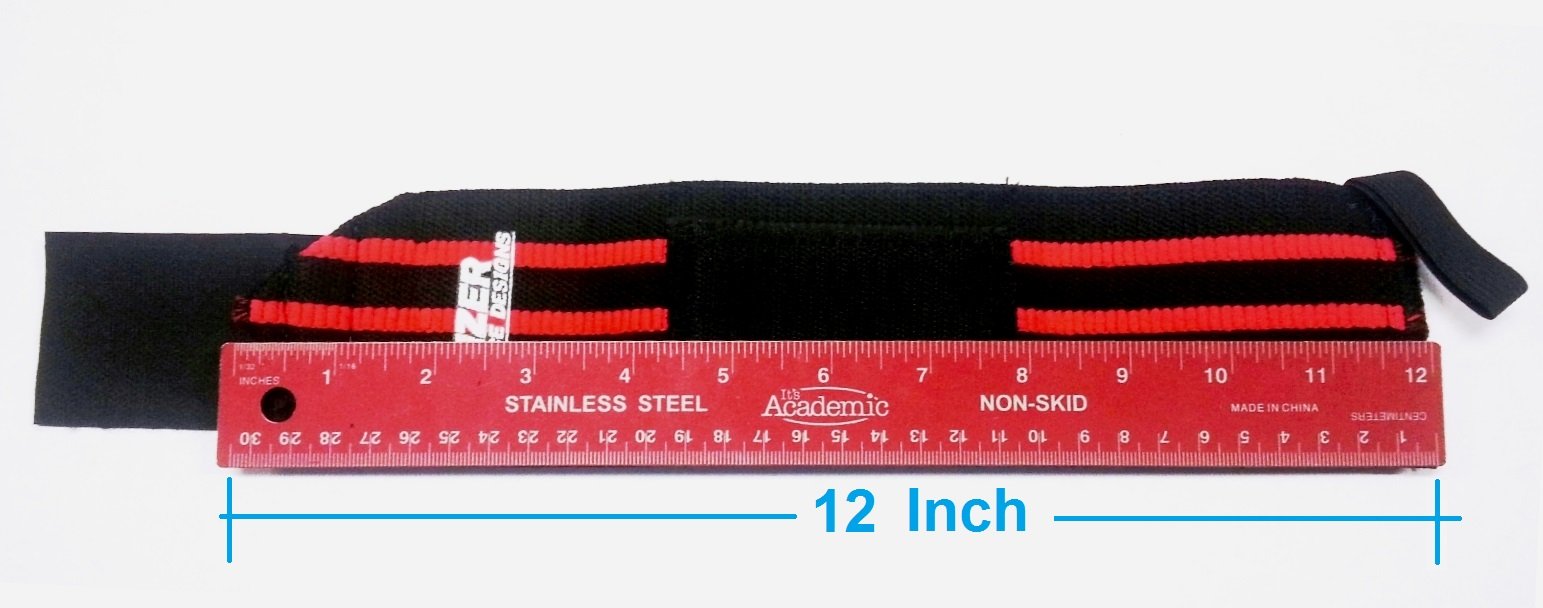 Buy Inzer Iron Z Wrist Wraps (Pair) Powerlifting Weightlifting