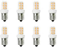 Vista 1 de [Paquete de 8 bombillas LED C7 E12 para lámpara de sal, bombilla de repuesto para lámparas de sal del Himalaya de 15W, bombillas para luz nocturna