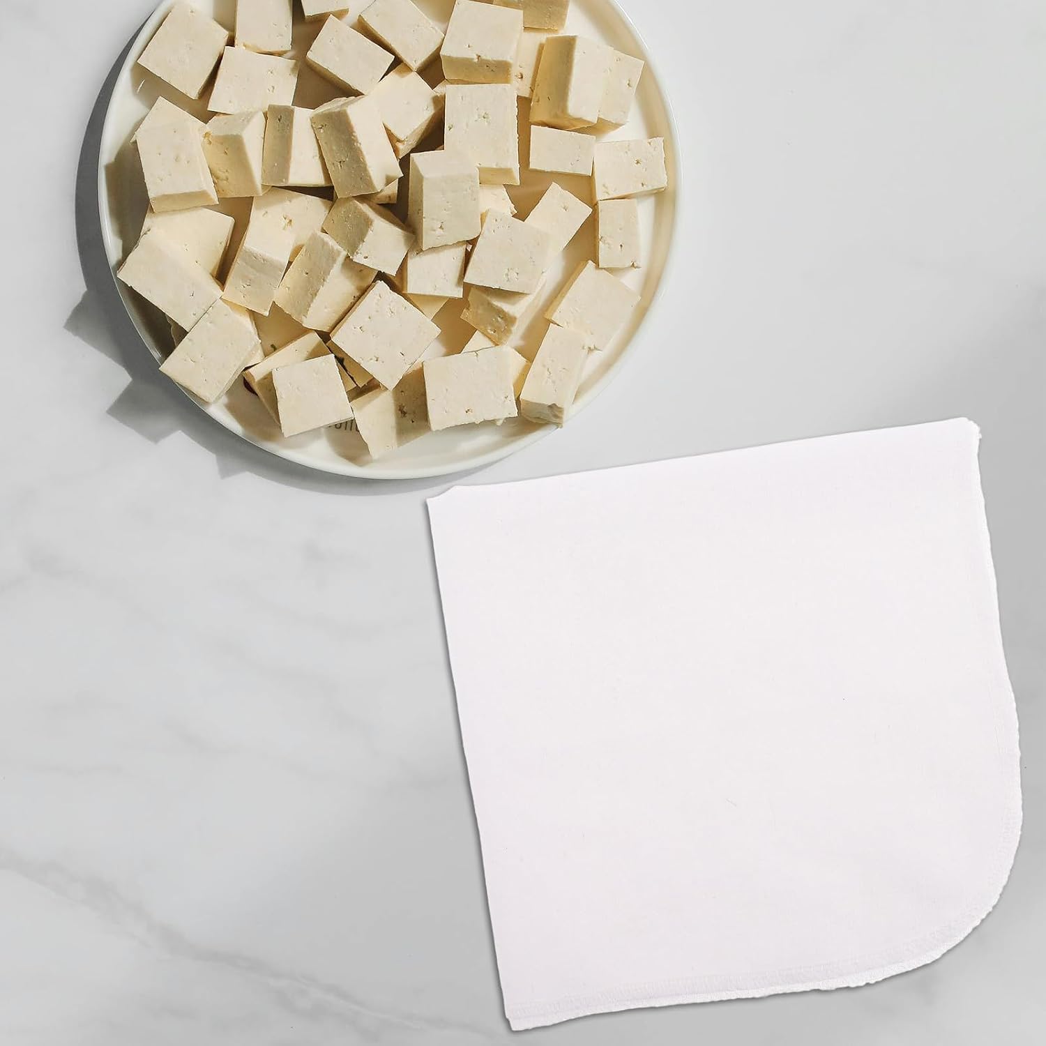 6 Pack Reusable Cotton Cheesecloth Bean Curd Filter Cloth