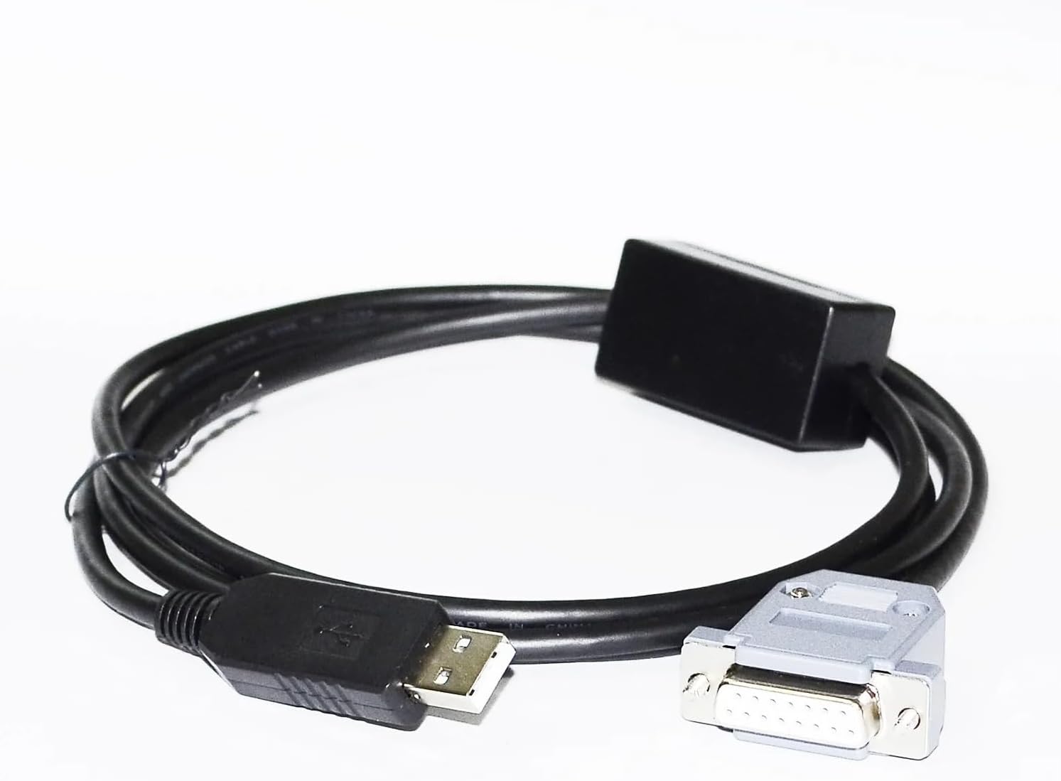 FT232RL CHIP USB to D-SUB 15-PIN DB15 Female Adapter RS232/RS485 Serial Communication Cable for LEUZE Electronic to PC(1.8M,RS232 Signal)