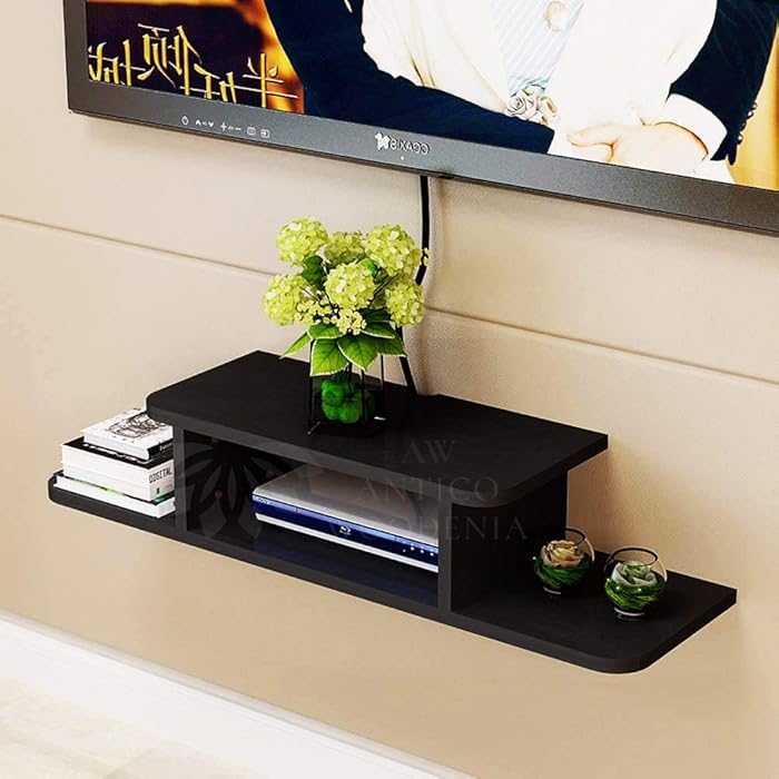 Buy ANTICO WOODENIA® Dual Length Engineered Wood Set top Box StandTV