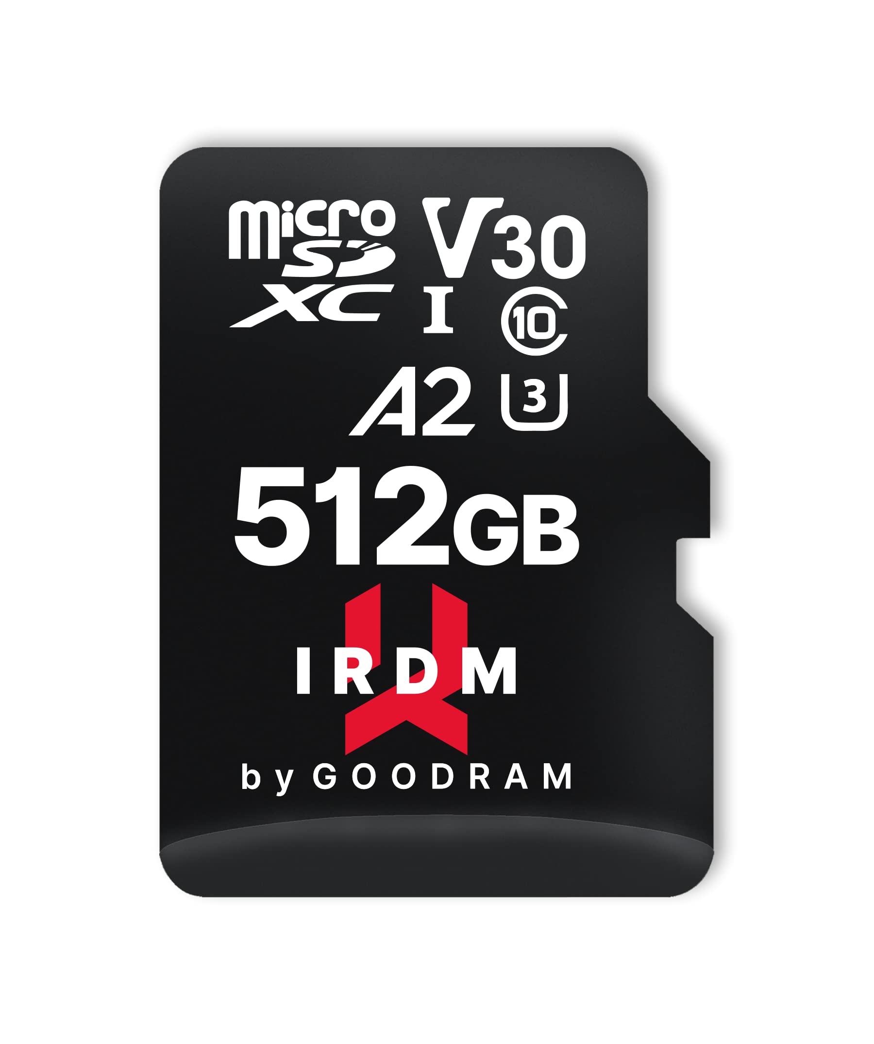 GOODRAM IRDM UHS-I U3 A2 MICRO SD 512GB C/ADAP