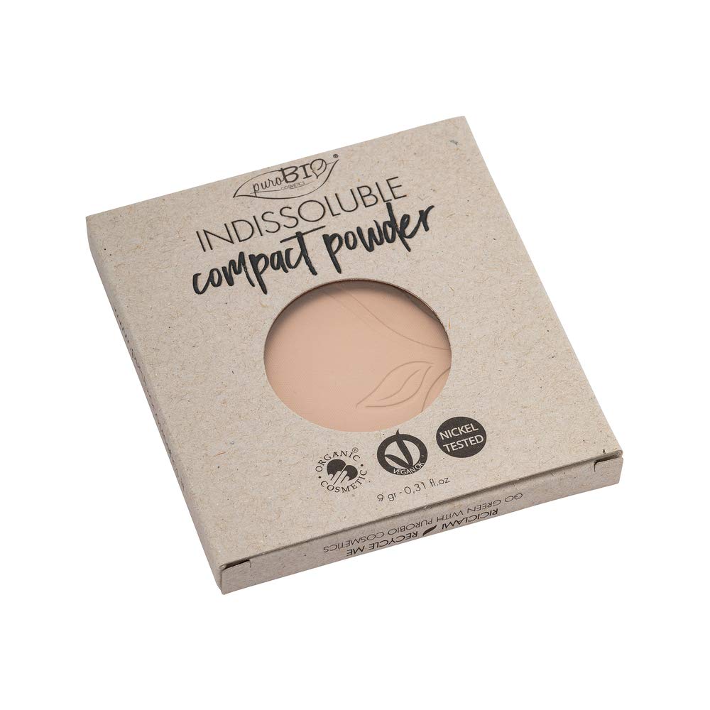PuroBio Indissoluble Compact Face Powder Refill, No. 02 Rose