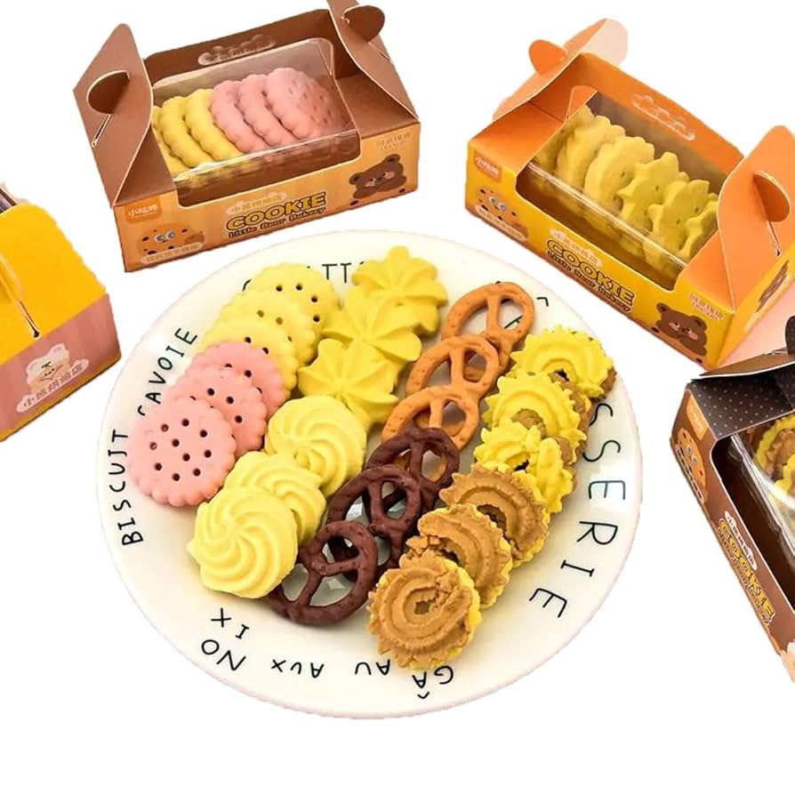 Amazon | おもしろ 消しゴム ビスケット消しゴム 小学生