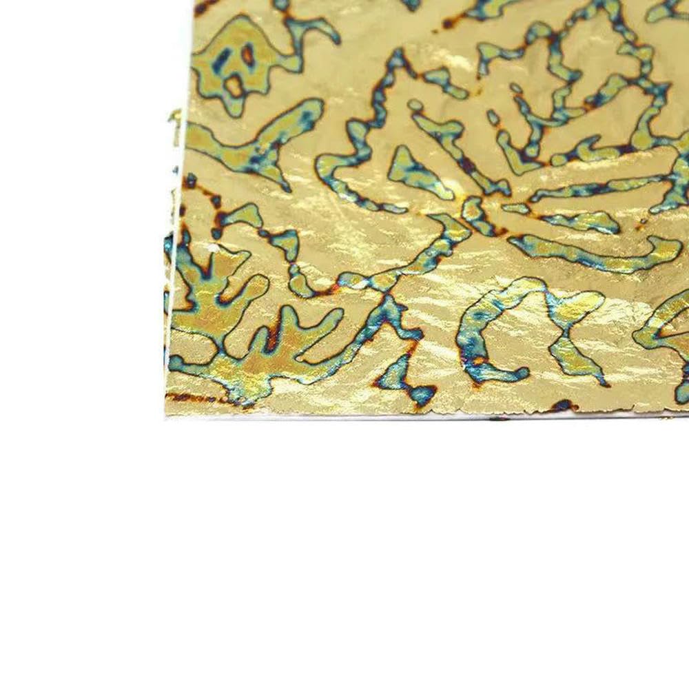 Goldfolienbögen, Blattgoldfolie, 14 x cm, mehrfarbig, for Nagelkunst, Kunstharz, Schmuck, Basteln(200sheet Mix Pattern)