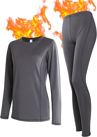 Amazon.com: Conjunto de ropa interior térmica para mujer, capa base  deportiva, ropa de invierno, ropa de compresión para esquí, correr : Ropa,  Zapatos y Joyería