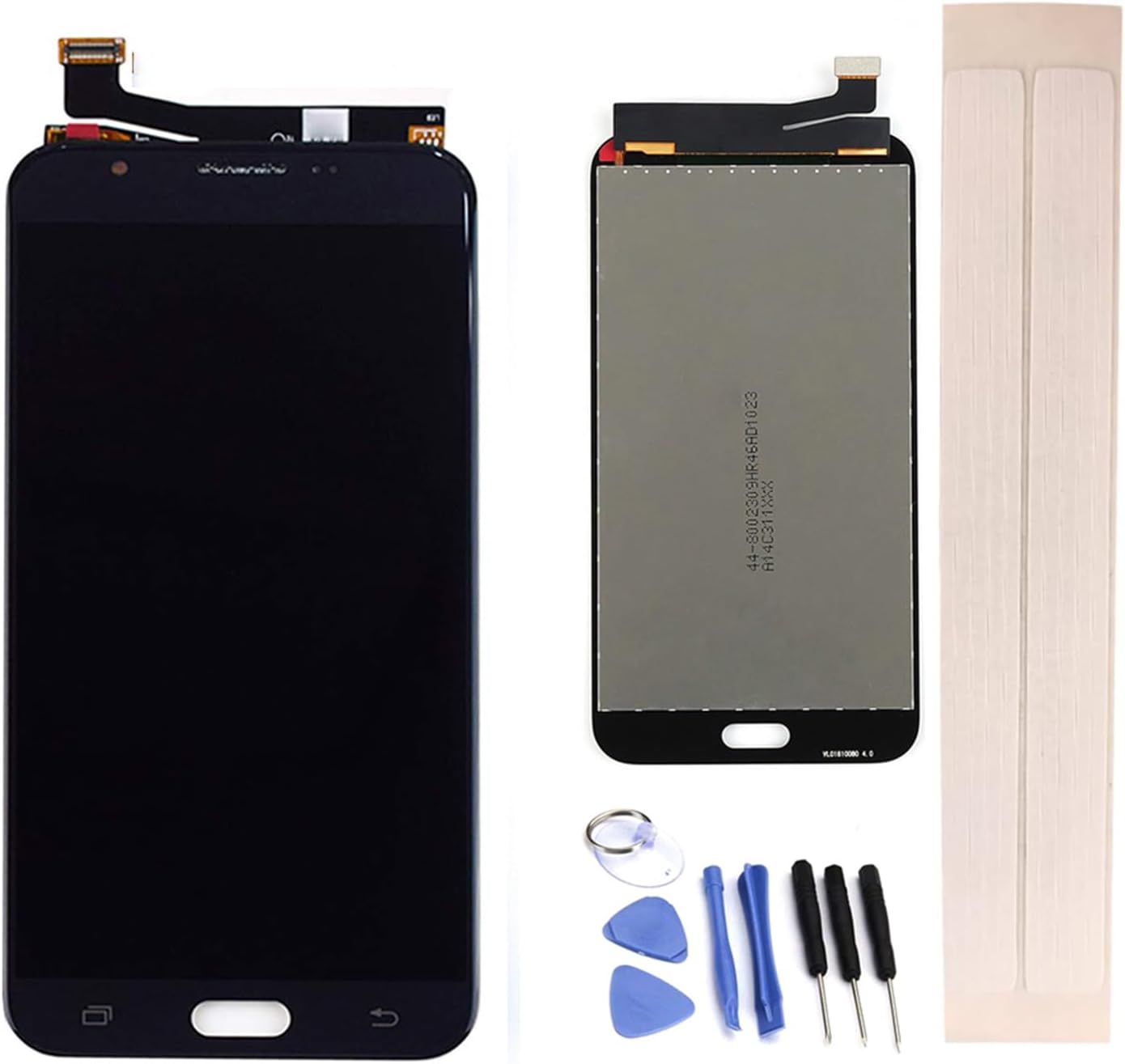 LCD Display & Replacement Touch Screen Digitizer Assembly with Free Tools for Galaxy J7 2017 SM-J727 J727R4 J727V J727P SM-J727A & J7 Sky Pro &J7 Prime 2017 SM-J727T1 J7 Perx Black