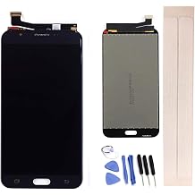LCD Display & Replacement Touch Screen Digitizer Assembly with Free Tools for Galaxy J7 2017 SM-J727 J727R4 J727V J727P SM-J727A & J7 Sky Pro &J7 Prime 2017 SM-J727T1 J7 Perx Black