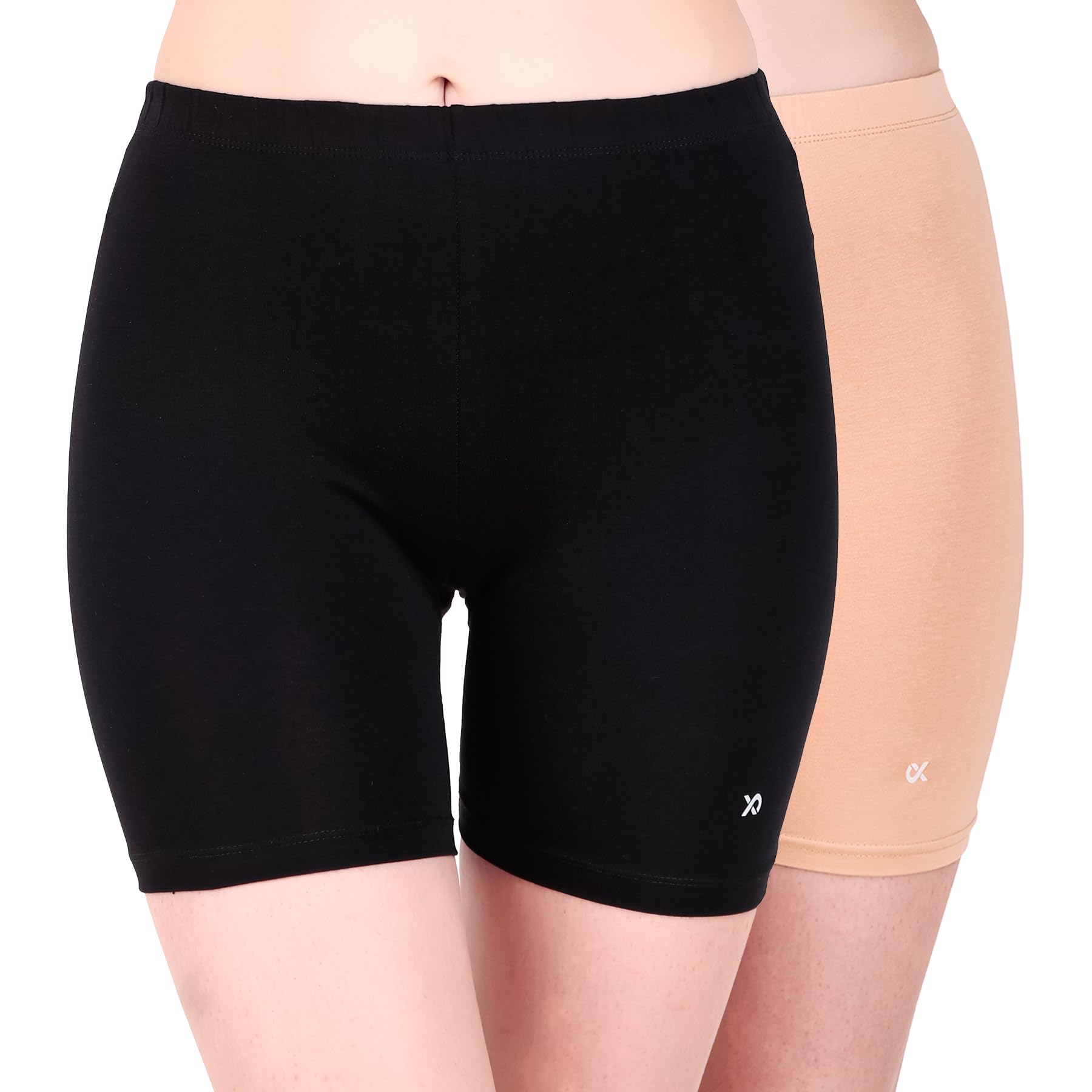 xjarvis Lucia Shorts for Women Stretchable, Yoga Shorts– Soft, Squat-Proof & Breathable, Cycling, Running for Skin Fit Tights & Gym Short-picture-14
