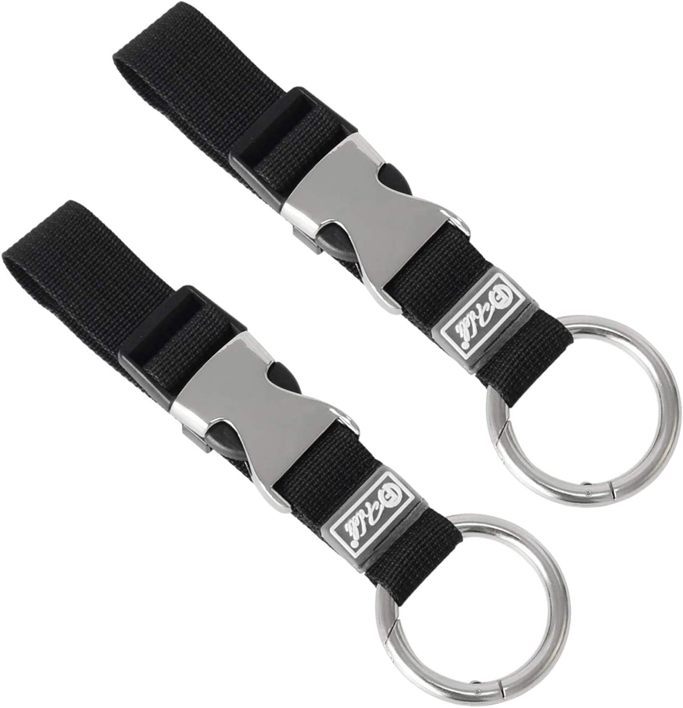 Add a Bag Luggage Strap Jacket Gripper Holder,Adjustable Luggage Straps Baggage Suitcase Belts Travel Accessories,Handbag Clip - Use to Carry Travel Gear, Black