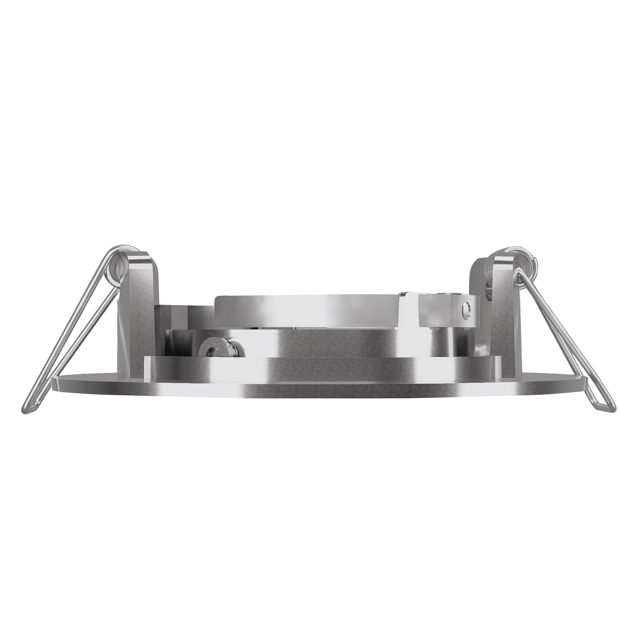 linovum LED Einbaustrahler Set Edelstahl Optik gebürstet rund LED GU10 6W LumiFLEX Lichtfarbe warm/neutral/kalt 230V Einbauleuchte Anschluss ohne Trafo inkl. GU10 Fassung