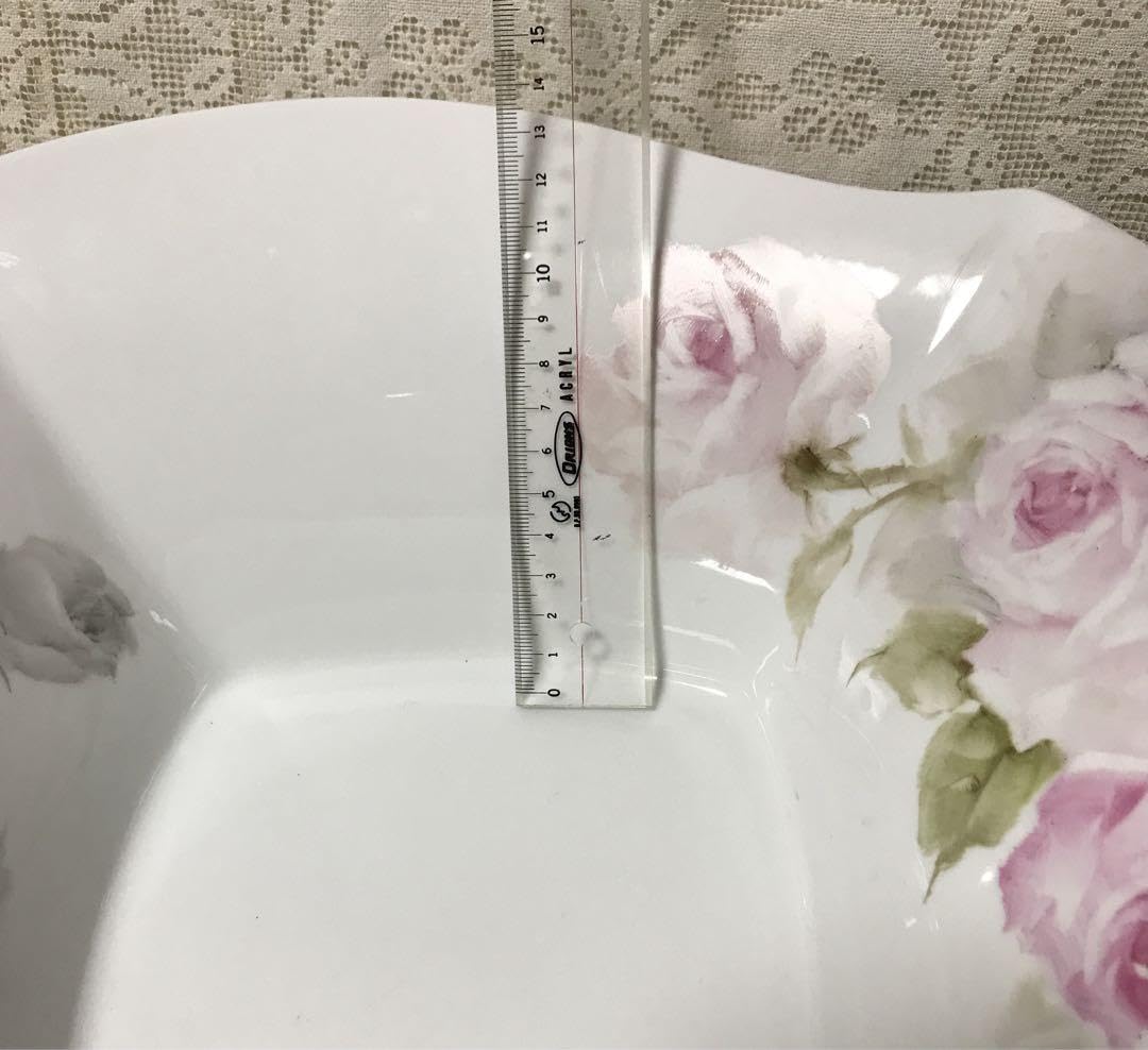 大坪高明作・希少❗️手描き一点もの　スクエア特大大鉢陶磁器ボウル Amazon.co.jp: 大坪高明作手描き一点もの スクエア特大大鉢陶磁器