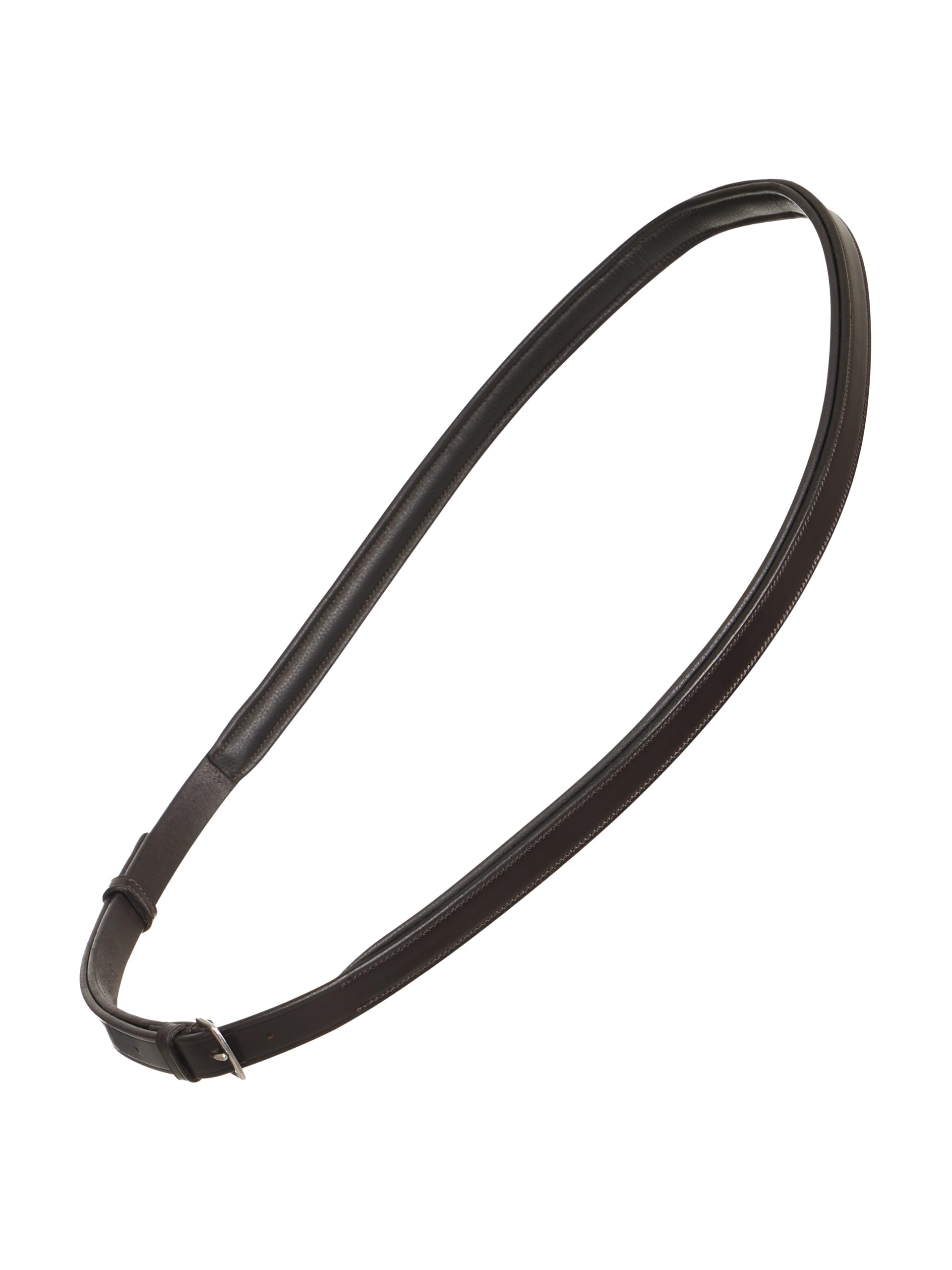 LeMieux Leather Neck Strap - Pre-Oiled Leather - Provides Extra Security in Saddle - One Size - Brown