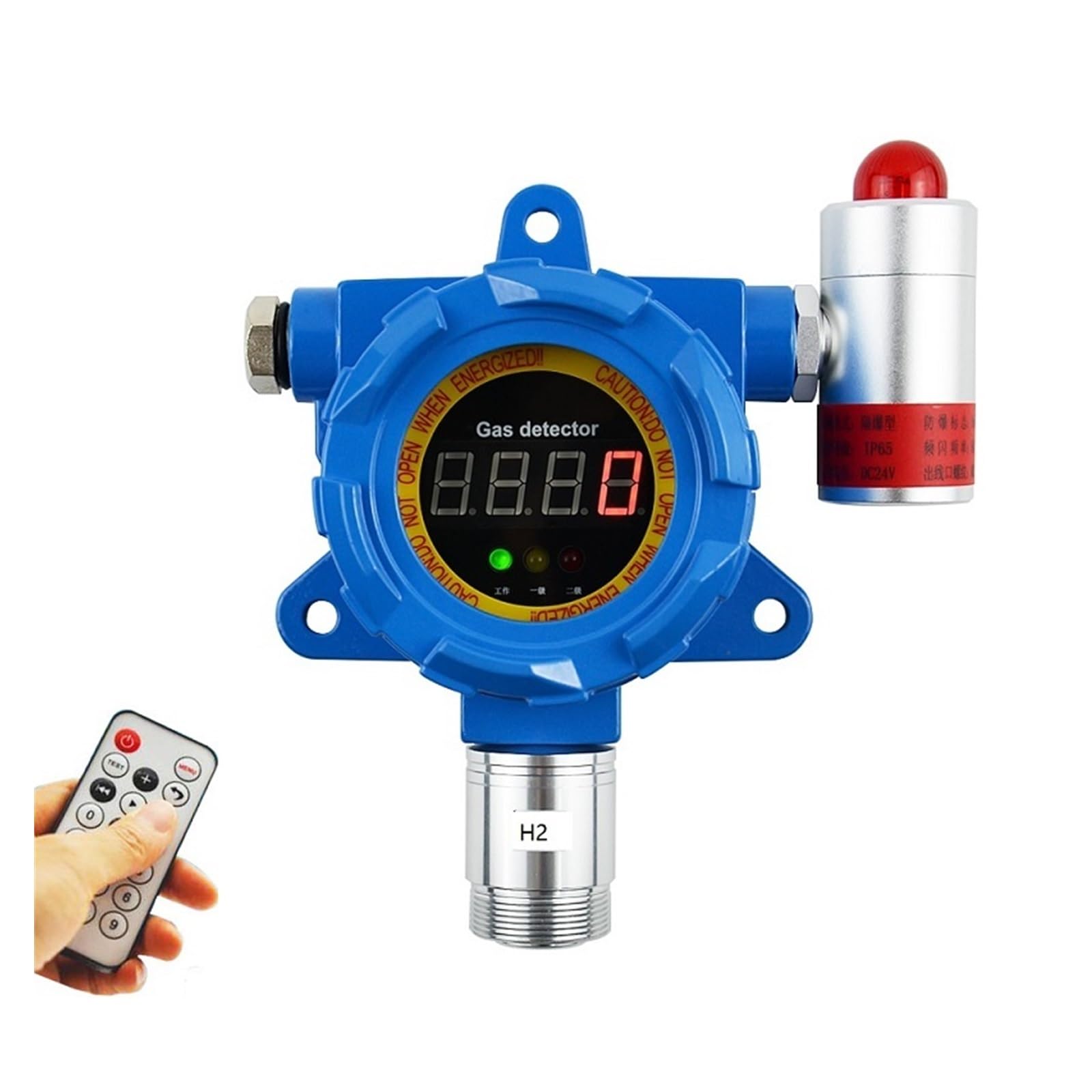 JVDDI Air Oxygen Level Monitor Fixed Gas Detector Oxygen Sensor with 4-20mA Output