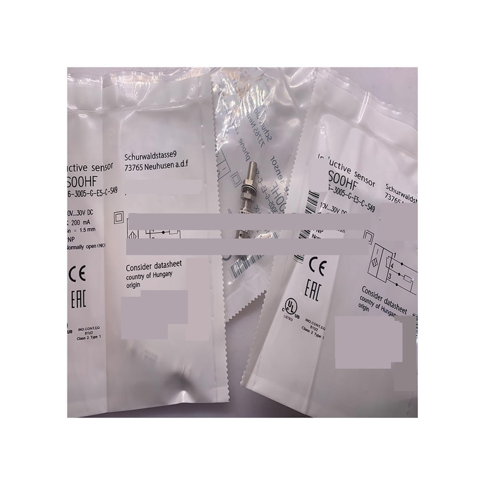 ZOZ03Y0 Proximity Switch Sensor 516-3005-G-E5-C-S49