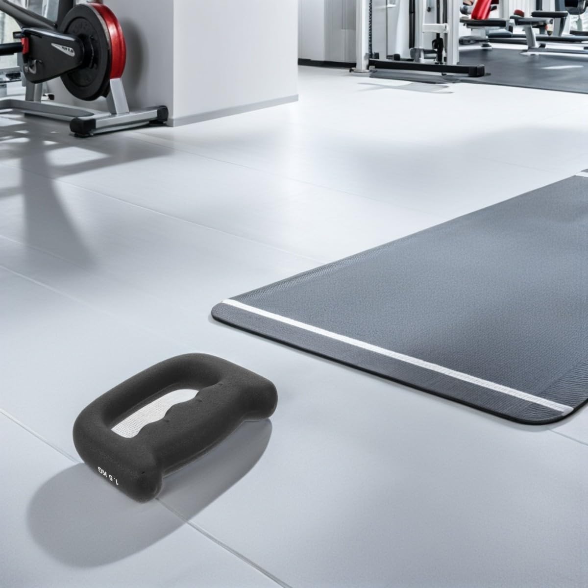 jojofuny Manubri Ergonomici a Forma di Mano con Impugnatura Stabile Antiscivolo in Metallo 1,5kg per Allenamento Domestico e Camminata Compatto e Resistente