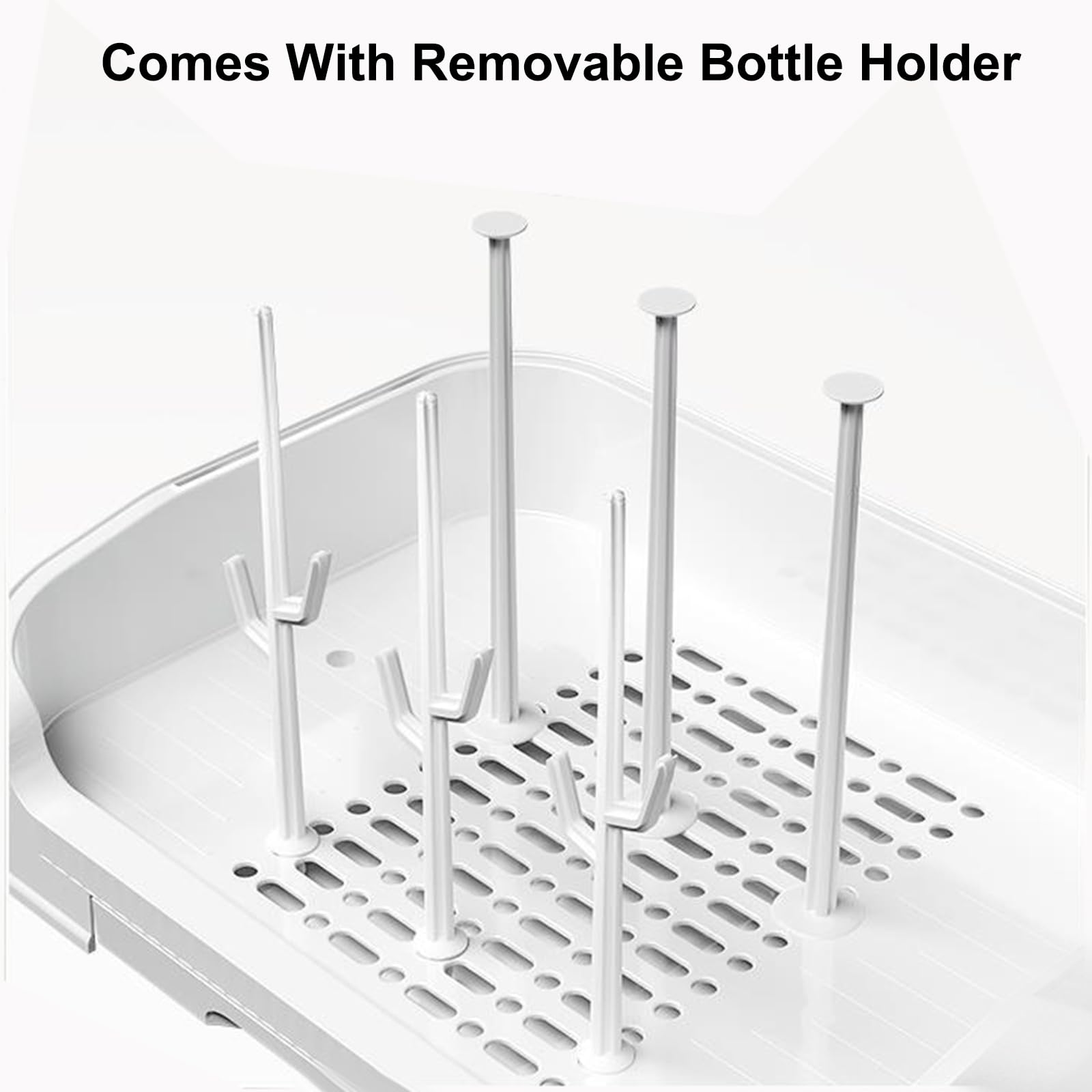 SHANNA Innovador estante de secado de biberones conveniente e higiénico esencial para el cuidado del bebé