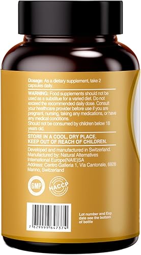 Miniatura 8 de HUJ Cordyceps Cápsulas de hongos  Suplemento Cordyceps con micelio dual  Salud renal, salud inmune y apoyo energético  60 cápsulas