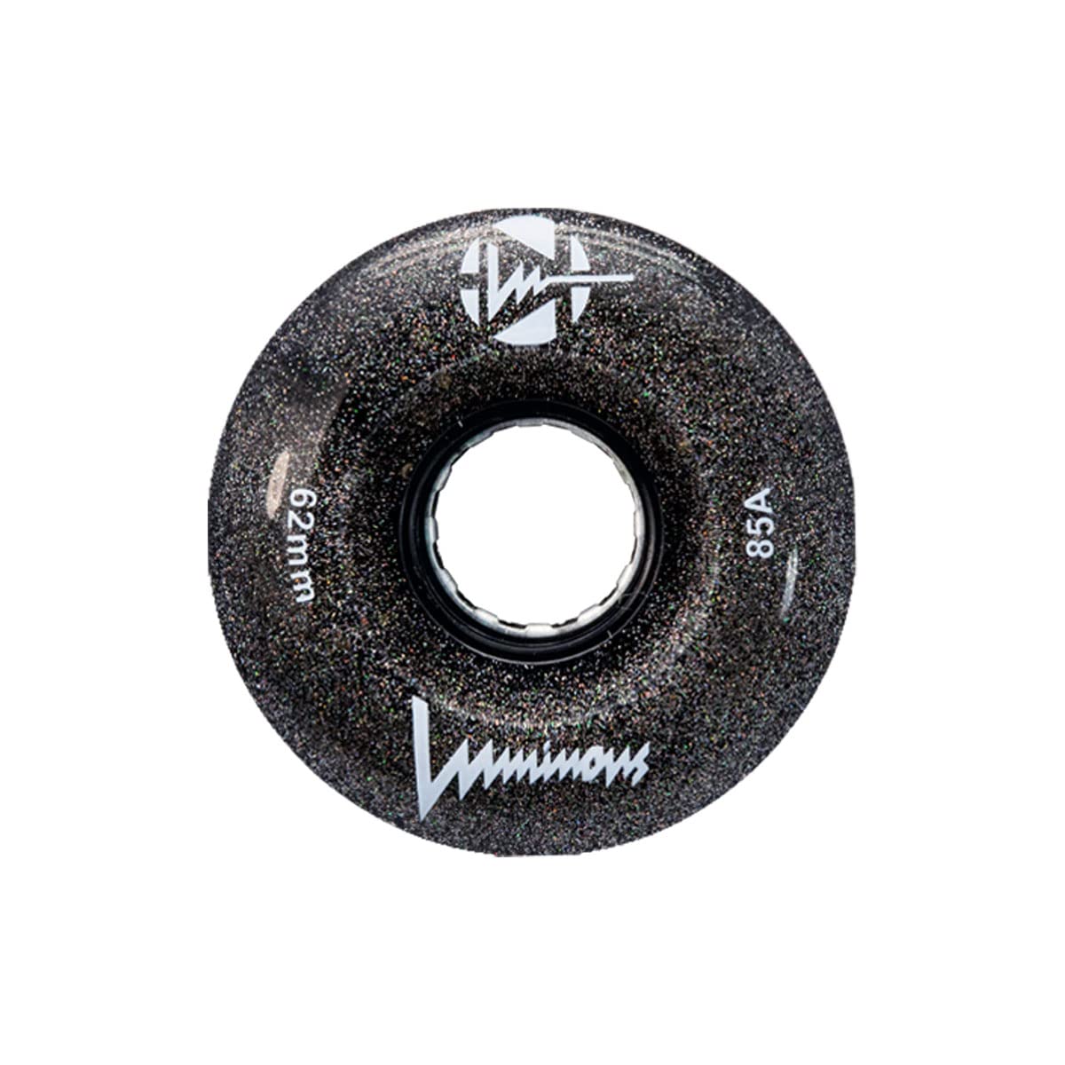 Ruedas luminosas para patines de ruedas para exteriores, 62 mm, 85a, cielo nocturno, paquete de 4