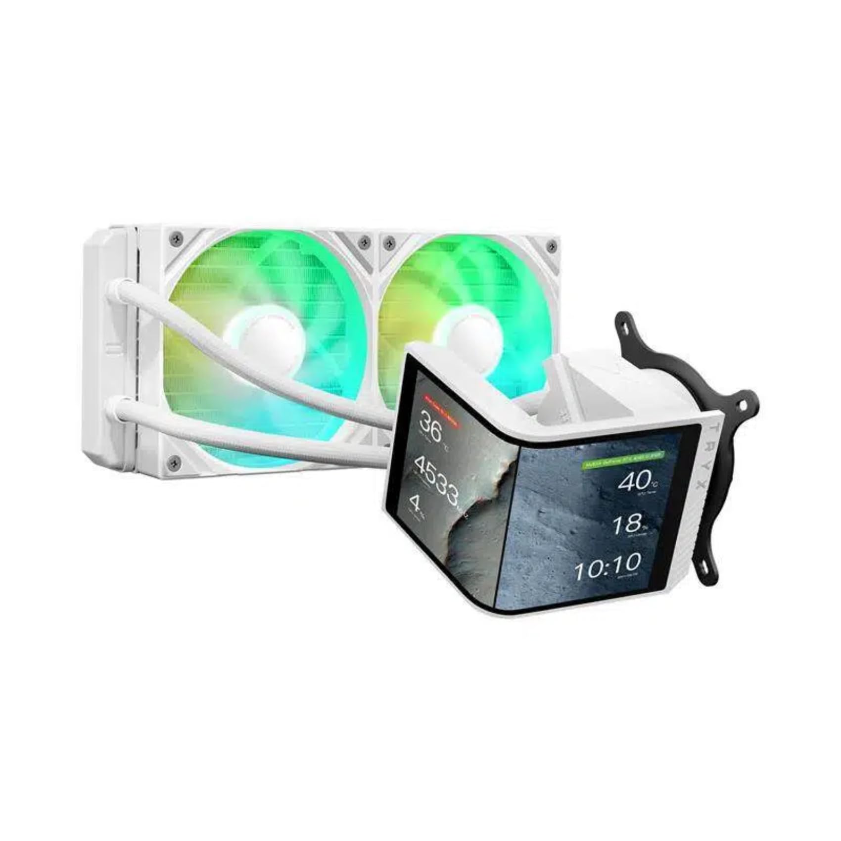 Amazon | TRYX 水冷クーラー LUMINA 240 ARGB ホワイト 【国内正規代理