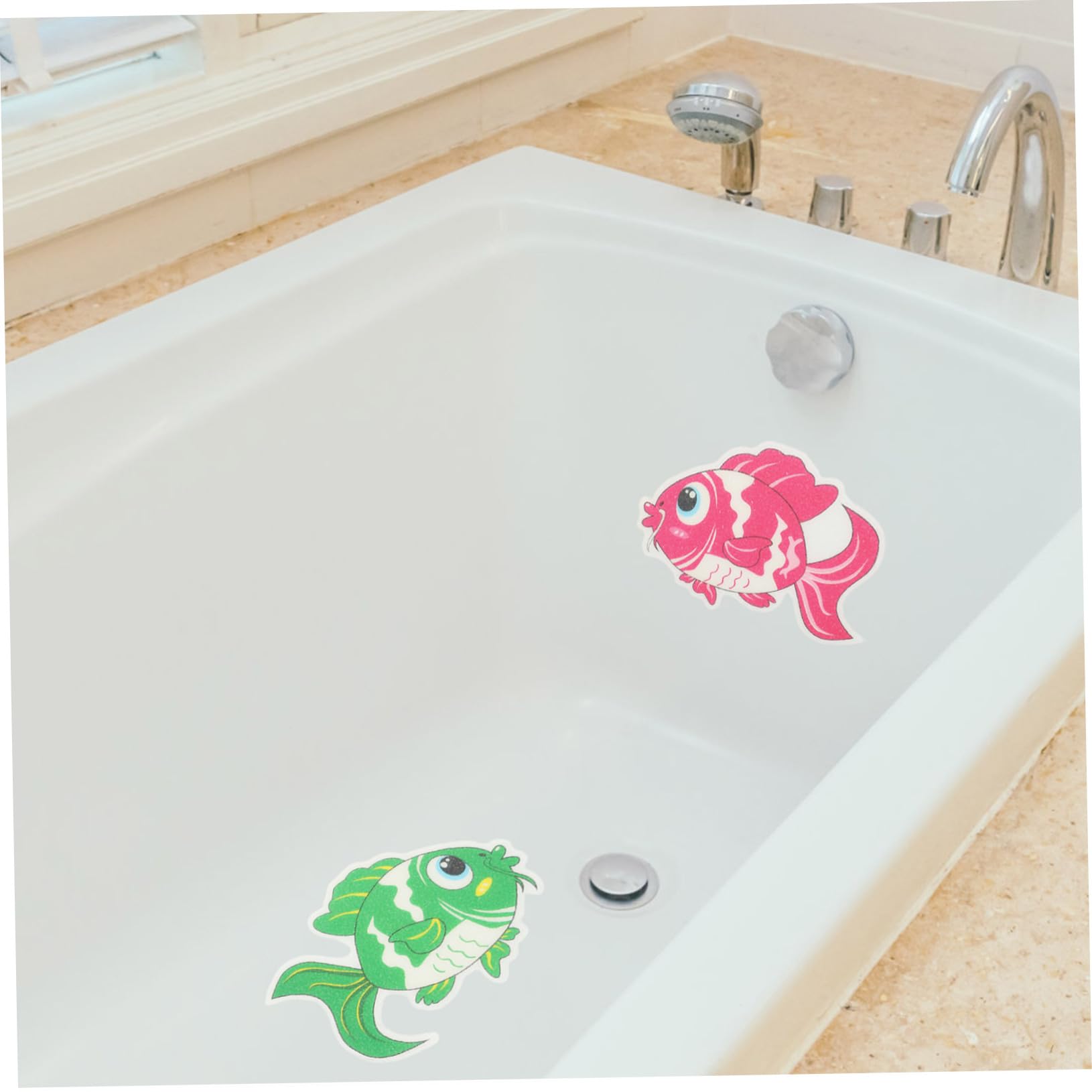 TOPBATHY 3 Series Pegatinas Antideslizantes para Bañera Forma De De Decales Adhesivos De Prevención Diseño Infantil para Baños Y Duchas Casa Y Hotel 12 Piezas X 3