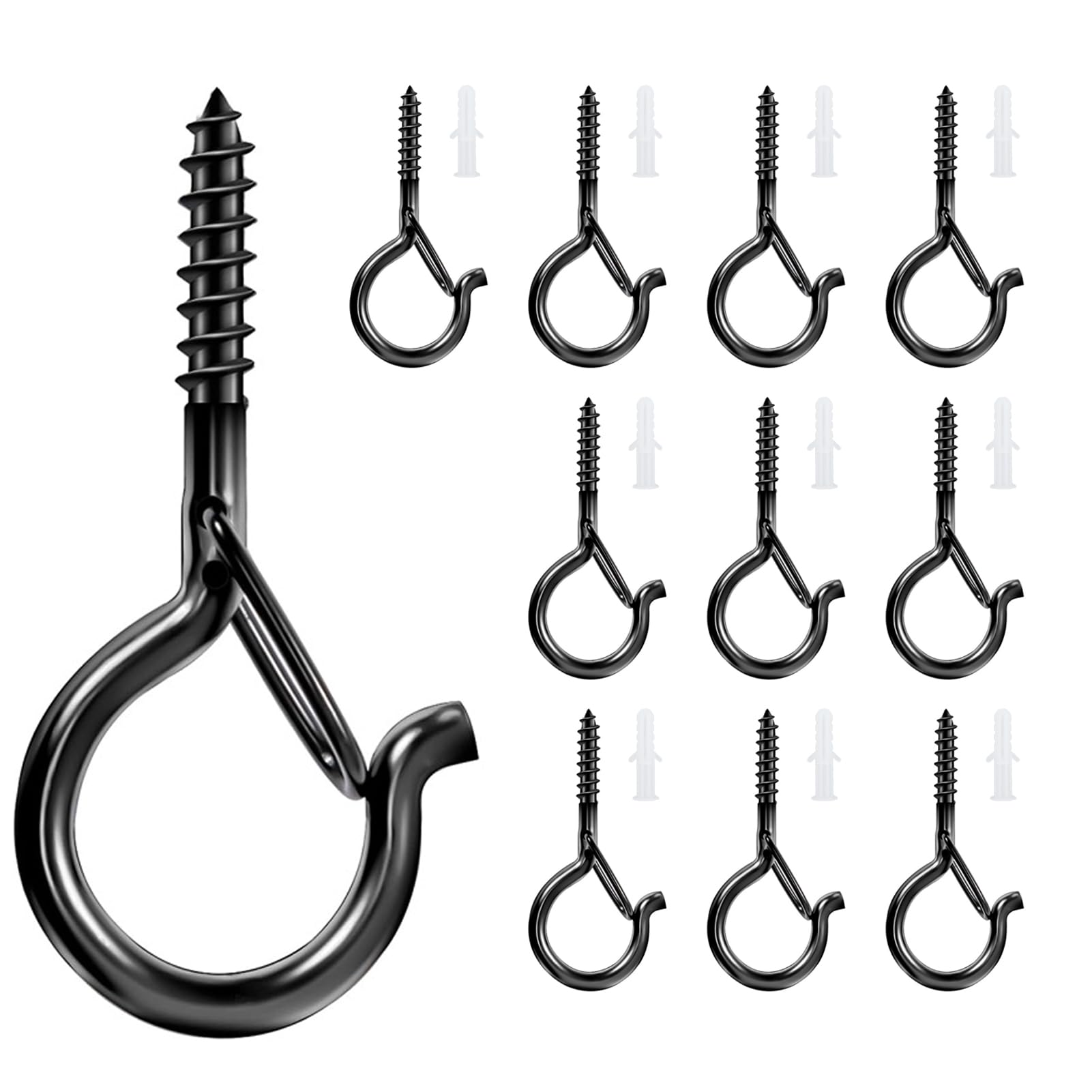 Confezione Da 10 Viti A Occhiello In Acciaio Inossidabile, Gancio - Foto 9